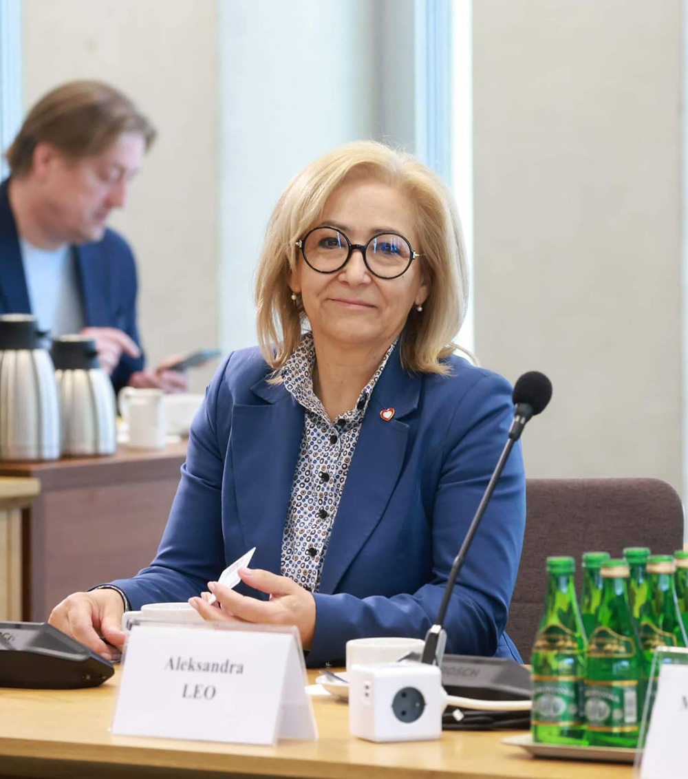 Posłanka Maria Małgorzata Janyska w komisji sejmowej